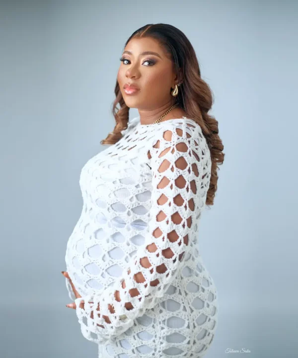 Maternity Shell Dress Crochet Wears