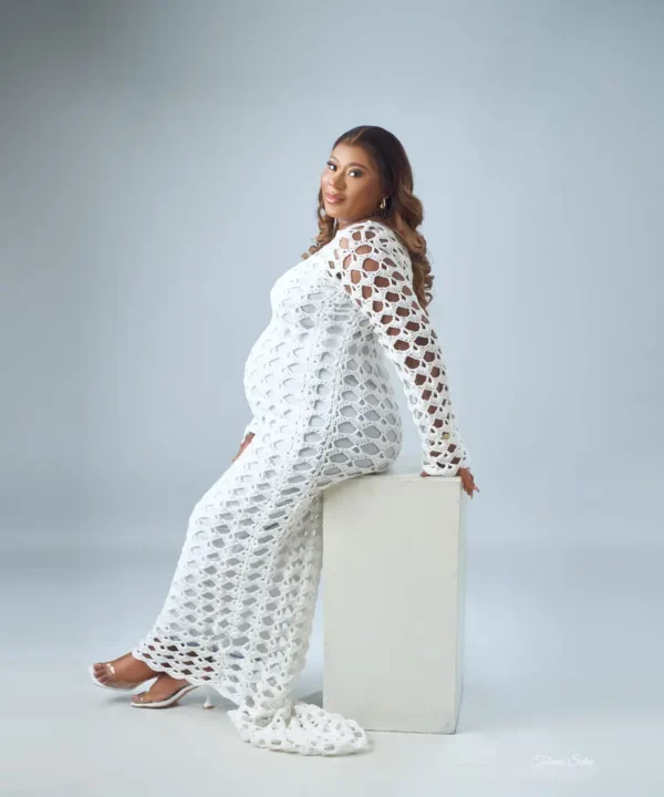 Maternity Shell Dress Crochet Wears